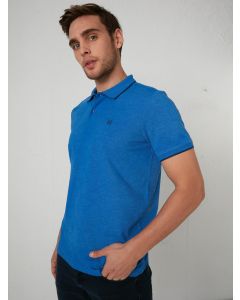 Polo Neck Short Sleeve Pique T-Shirt