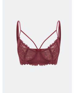 Non-Wired Padded Lace T-Shirt Bra