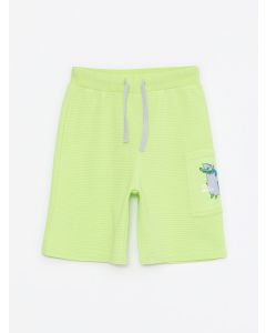 Elastic Waist Printed Boy Shorts