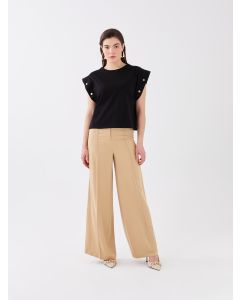 Standard Fit Straight Viscose Women's Palazzo Trousers