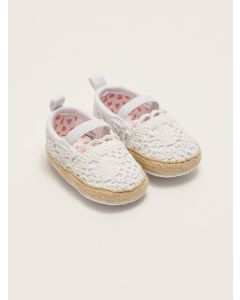 Lace Detailed Elastic Baby Girl Pre-Toddler Shoes