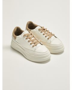 Lace-Up Thick Sole Women's Sport Shoes