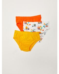 Elastic Waist Baby Boy Panties 3 Pcs