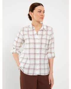 Plaid Long Sleeve Women's Shirt