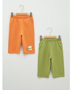 Elastic Waist Cotton Baby Boy Shorts 2 Pieces