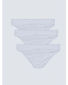 Plain Bikini Panties 3-Pack