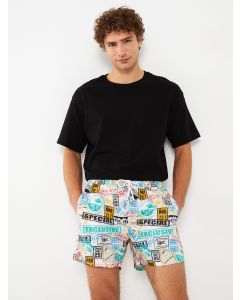 Short Pattern Men's Swimwear