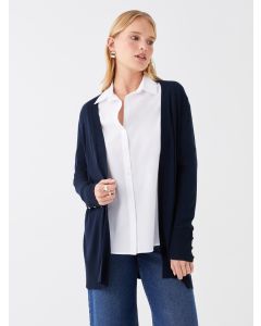 Shawl Neck Regular Long Sleeve Women's Tricot Cardigan