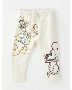 Elastic Waist Disney Printed Baby Boy Tracksuit Bottoms