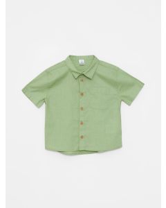 Short Sleeve Basic Baby Boy Shirt