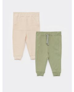 Elastic Waist Baby Boy Trousers 2-Pack