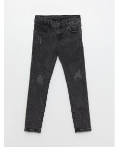 Super Skinny Fit Cut-out Detailed Boy Denim Trousers