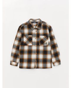 Comfortable Fit Plaid Boy Shirt