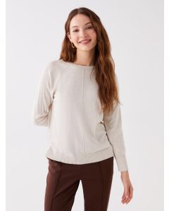 Crew Neck Regular Long Sleeve Women's Tricot Jumper