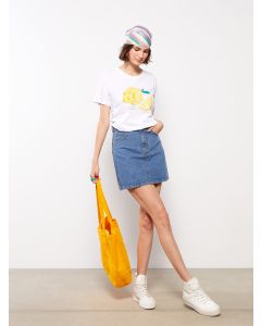 Regular Women's Jean Skirt