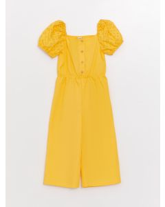 Square Collar Girls Overalls