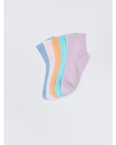 Basic Girls' Socks 5 Pack