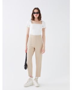 Women's Carrot Cut Straight Trousers