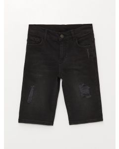 Ripped Detailed Boy Jean Roller