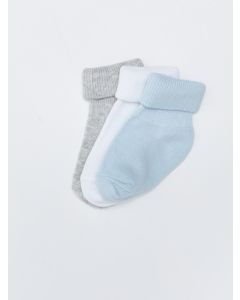 Basic Baby Boy Socket Socks 3-Pack