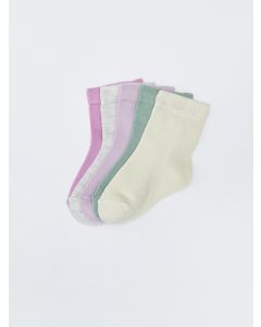 Basic Baby Girl Socket Socks 5-Pack