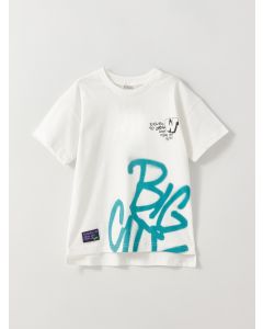 Comfortable Fit Crew Neck Printed Boys T-Shirt