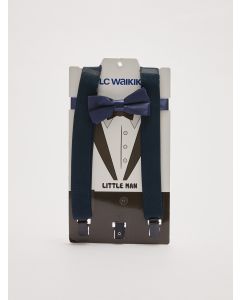 Boy’s Clip on Suspenders and Bowtie