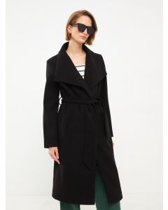 Shawl Collar Straight Long Sleeve Women's Cachet Coat