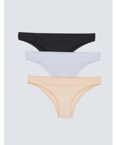 Straight Brazilian Panties 3-Pack