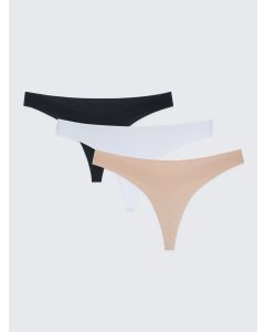 Straight Thong Panties 3-Pack