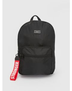 Letter Printed Men's Backpack