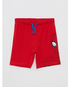 Spiderman Printed Boy Shorts With Waist Elastic