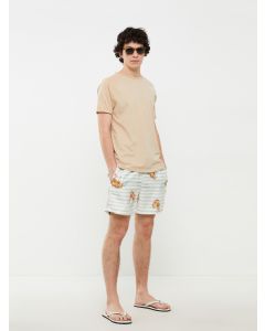 Short Pattern Men's Swimwear