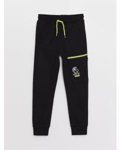 Elastic Waist Printed Boy Jogger Sweatpants