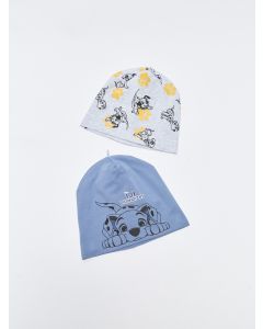 101 Dalmatians Patterned Baby Boy Beret 2 Pack