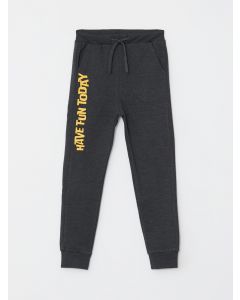 Elastic Waist Printed Boy Jogger Sweatpants