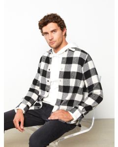 Regular Fit Long Sleeve Plaid Men's Lumberjack Shirt