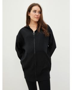 Hooded Regular Long Sleeve Maternity Tunic