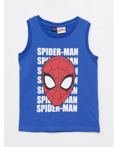 Crew Neck Spiderman Printed Boy's Undershirt