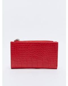 Leather Look Crocodile Patterned Women's Wallet