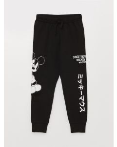 Elastic Waist Mickey Mouse Printed Boys Jogger Sweatpants