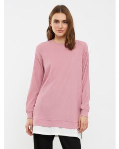 Crew Neck Regular Long Sleeve Women's Tunic