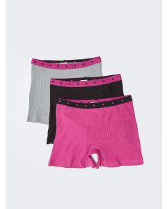 Printed Cotton Girl Boxer 3-Pack