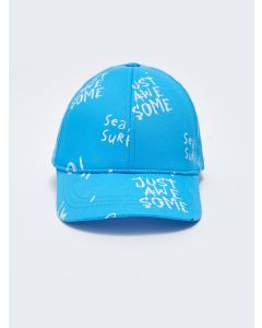 Text Printed Men's Cap Hat