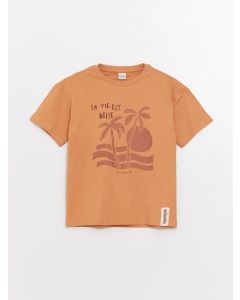 Comfortable Fit Crew Neck Printed Boys T-Shirt