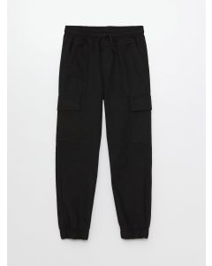 Elastic Waist Boy Cargo Trousers