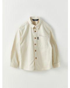 Comfortable Fit Gabardine Boy Shirt