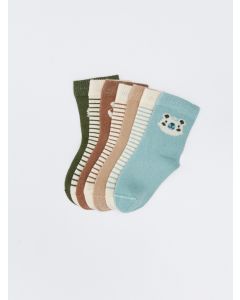 Patterned Baby Boy Socket Socks 7-pack