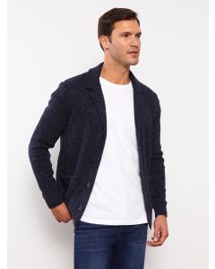 Standard Pattern Jacket Collar Men's Knitwear Cardigan