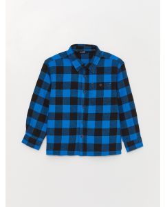 Plaid Long Sleeve Boy Shirt